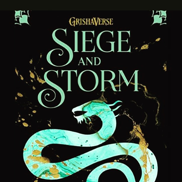 Sea dragon on the cover of Siege and Storm